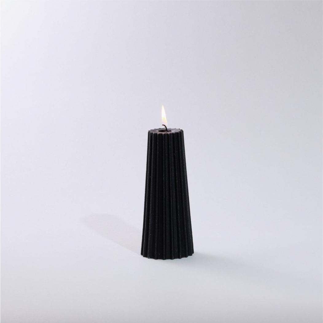 Small Gear Candle | Black