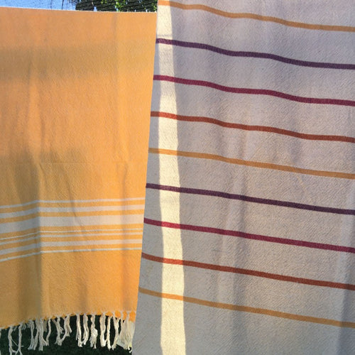 Summer Fruit striped towel
