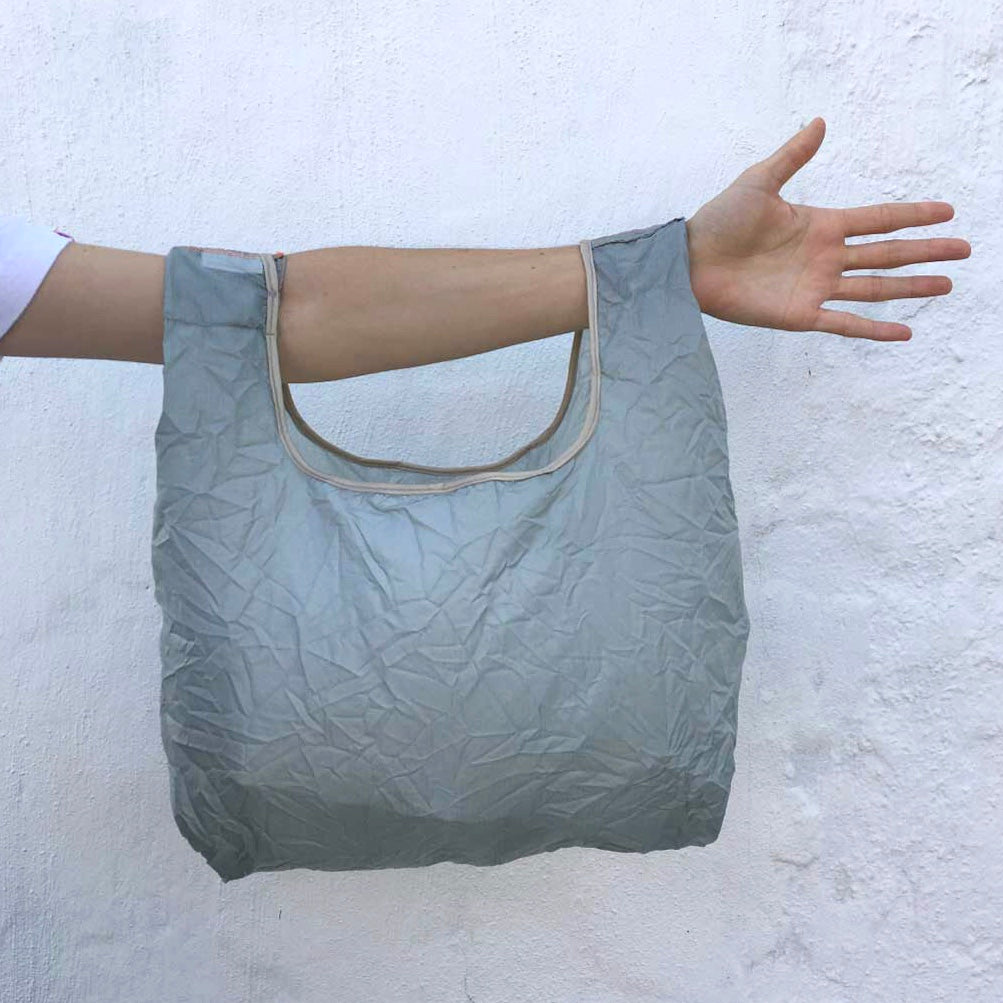Grey Reusable Shopping Bag