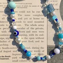 Load image into Gallery viewer, Blue Dazzle Gems Beaded Necklace
