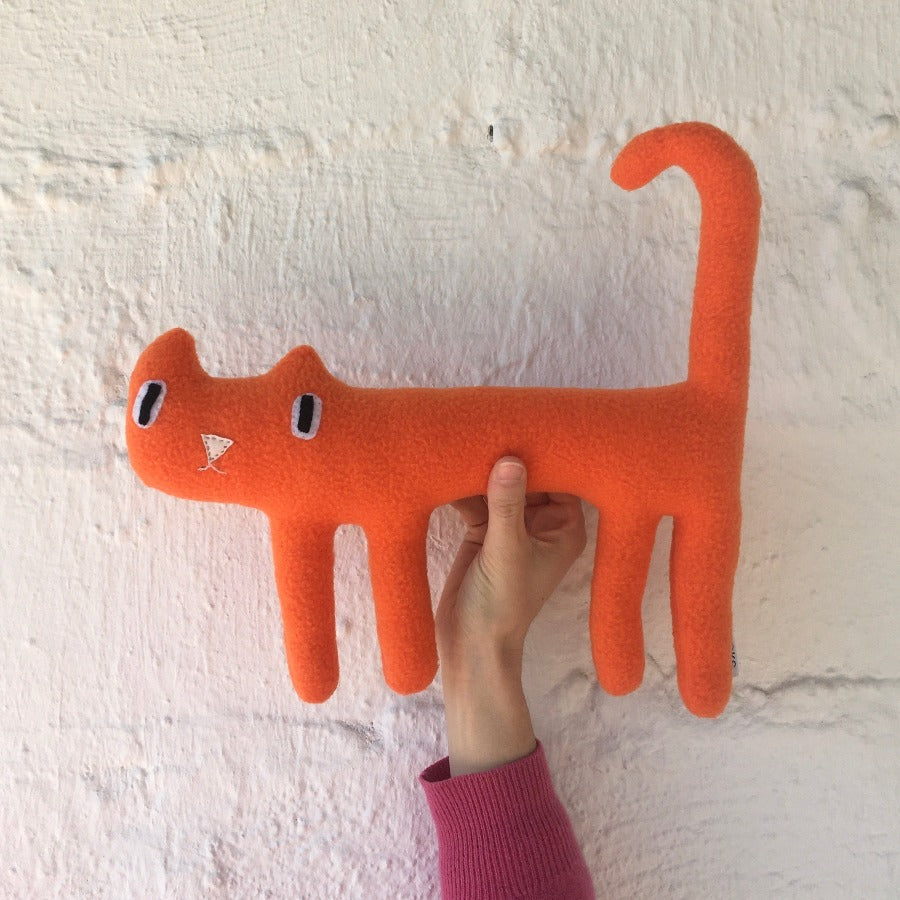 Orange Cat Plush Toy
