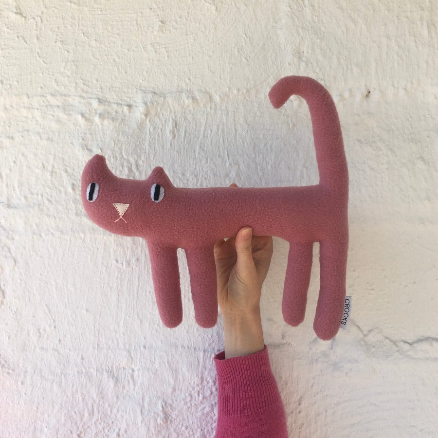 Pink Cat Plush Toy