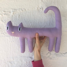 Load image into Gallery viewer, Purple Cat Plush Toy
