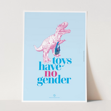 Load image into Gallery viewer, T-Rex Poster- Gender Equality
