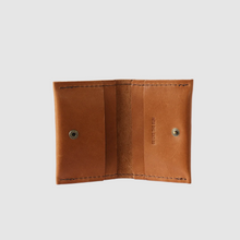 Load image into Gallery viewer, Open Small Fortune Wallet in Karoo Tan Leather
