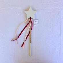 Load image into Gallery viewer, Star Wand toy with bright pink ribbon
