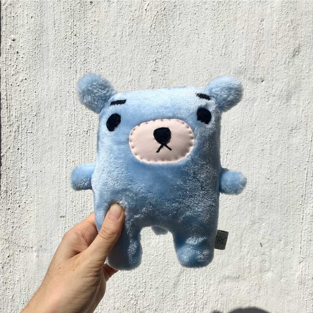 Baby Bear Plushie Blue Fluff