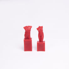 Load image into Gallery viewer, Male &amp; Female Bust Candle | Red
