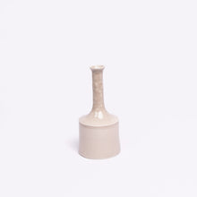 Load image into Gallery viewer, Cylindrical Vase | Cream Glaze on White Clay
