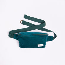 Load image into Gallery viewer, Green Corduroy Moon Bag
