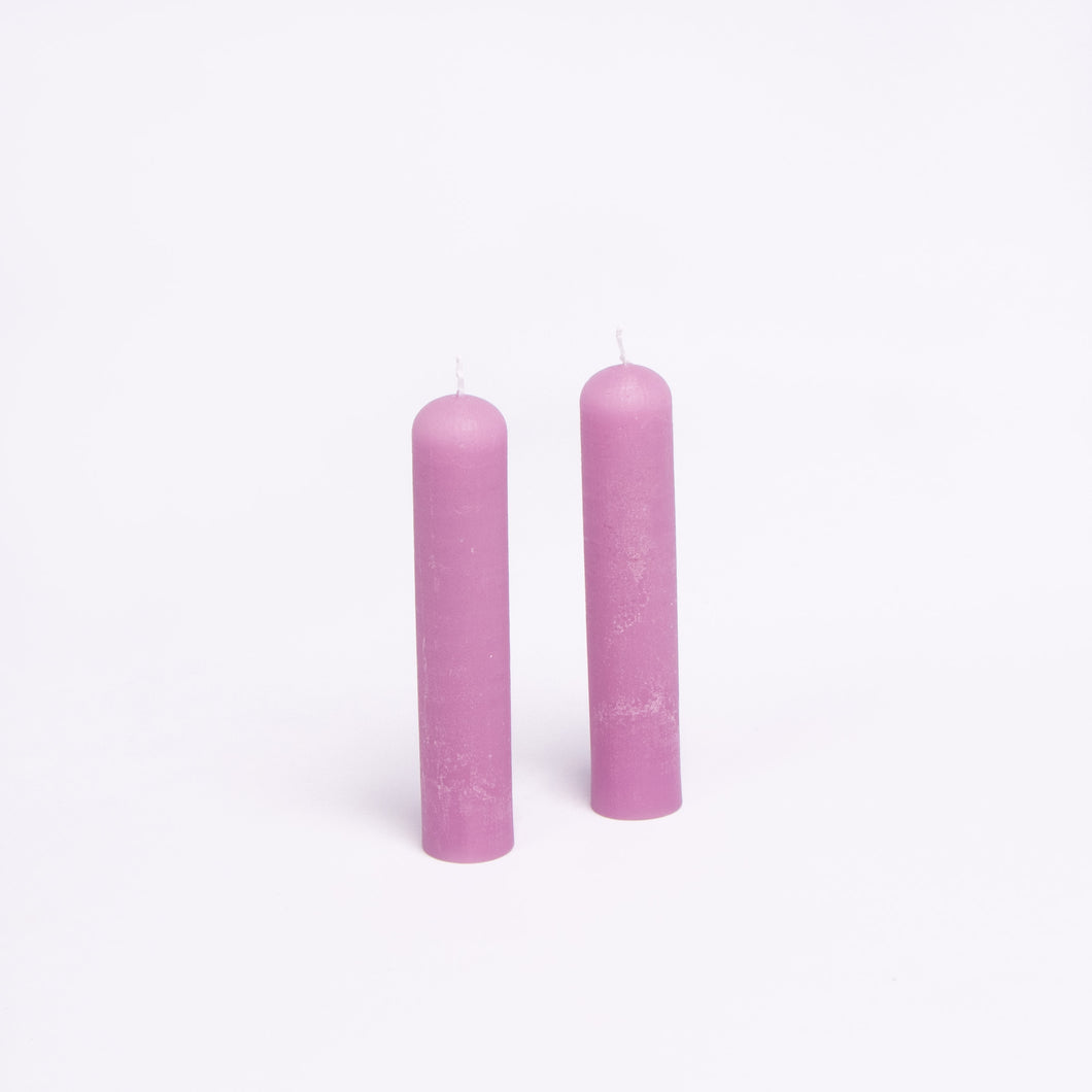 Pink Stand-Alone Dinner Candles