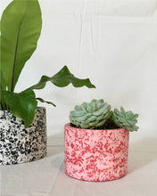 Load image into Gallery viewer, Pink &amp; Red Terrazzo Planter
