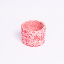 Load image into Gallery viewer, Planter with drainage hole | Pink &amp; Red Terazzo
