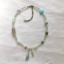 Load image into Gallery viewer, The Blues, glass bead necklace
