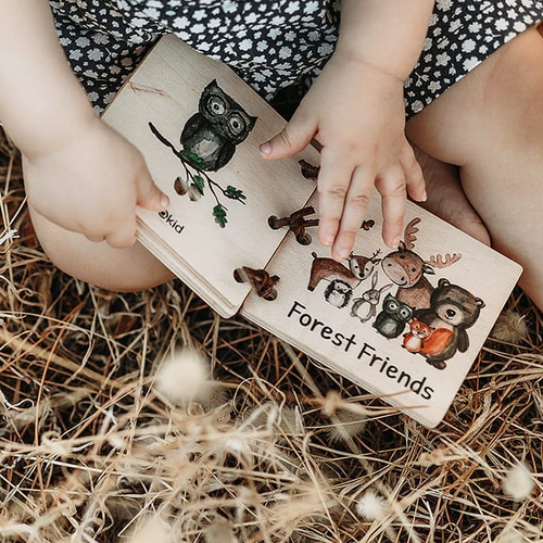 Wooden Baby Book